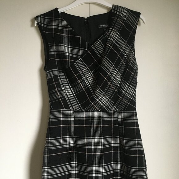 Sexy Y2K le Chateau Plaid Hourglass Dress - Picture 3 of 16